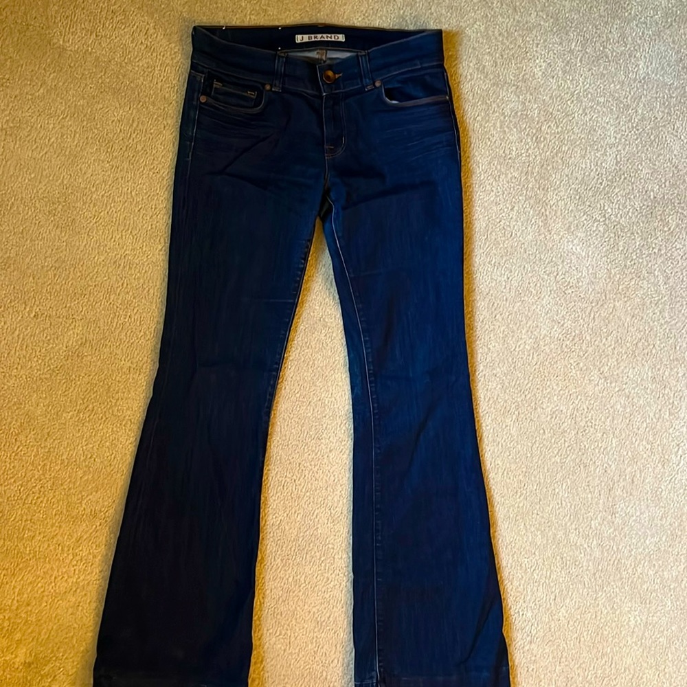J Brand Bell Size 27 Bell Bottom Style 722 Oyster